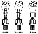Milton Industries 1/4" M. x 1/4" Barb Swivel
