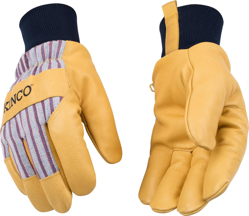 Kinco - Premium Leather Work and Ski Gloves, Heatkeep Insulation, (1927KW)