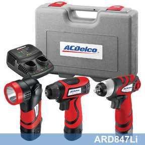 AC Delco Li-ion 8V 3-in-1 Combo Kit