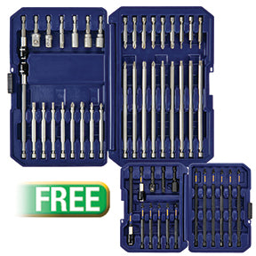 Irwin Hanson 34PC Fastener Drive Set W/ FREE 16 PC Impact Fastener Drive Set