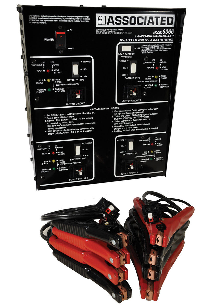 Associated Auto Equipment 4X20 GANG CHARGER