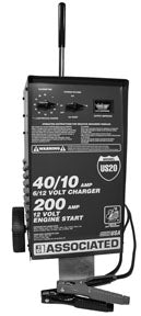 Associated Auto Equipment 6/12V 200AMP WHL CHGR W/TIMER