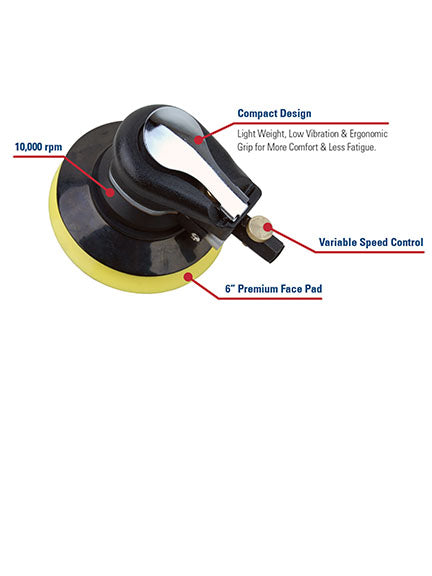 ATD Tools 6" Random Orbital Sander