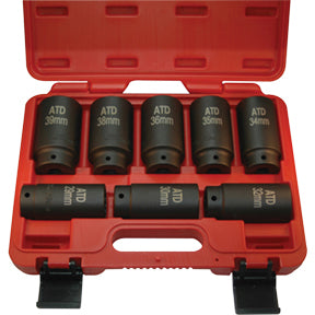 ATD Tools 8 Pc. 12 Point Axle/Spindle Nut Socket Set