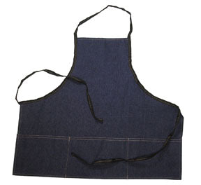 Hi-Tech Industries Deluxe Denim Apron, Heavy Duty All-denim With Pockets.