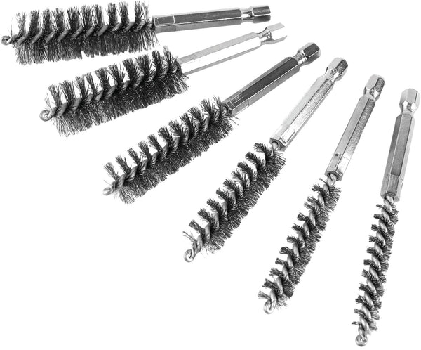 Innovative Products of America 6 Pc. Twisted Wire Bore Brush Set