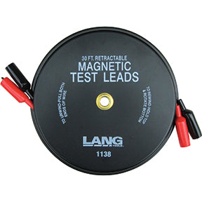 Lang Magnetic Retractable Test Leads, 2 Leads x 30'