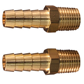 Milton Industries 1/4" M. End, 3/8" ID Hose