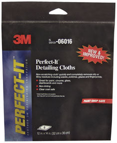 3M DETAILING CLOTH PERFECT- IT 12 X 14 PACK OF 6