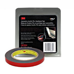 3M AUTOMOTIVE ATTACHMENT TAPE BLACK 1/2 X 5YRDS