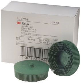 3M DISC BRISTLE 3 INCH 50 GRIT GREEN