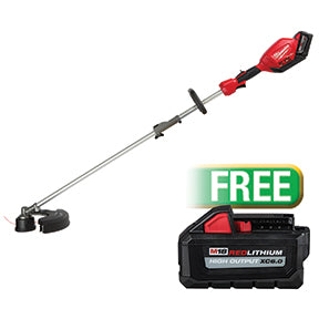 Milwaukee M18 FUEL™ String Trimmer w/ QUIK-LOK W/FREE M18 REDLITHIUM™ HIGH OUTPUT™ XC6.0 Battery Pack