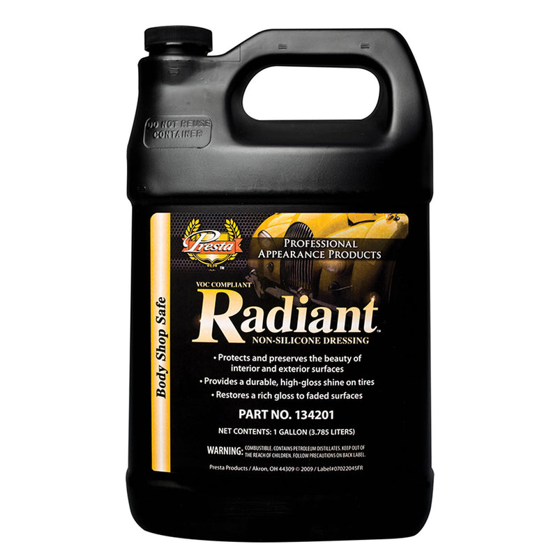 Presta VOC Compliant Radiant™ Dressing, Gallon