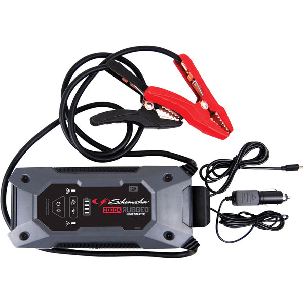 Schumacher 2000A Rugged Jump Starter and USB Power Source