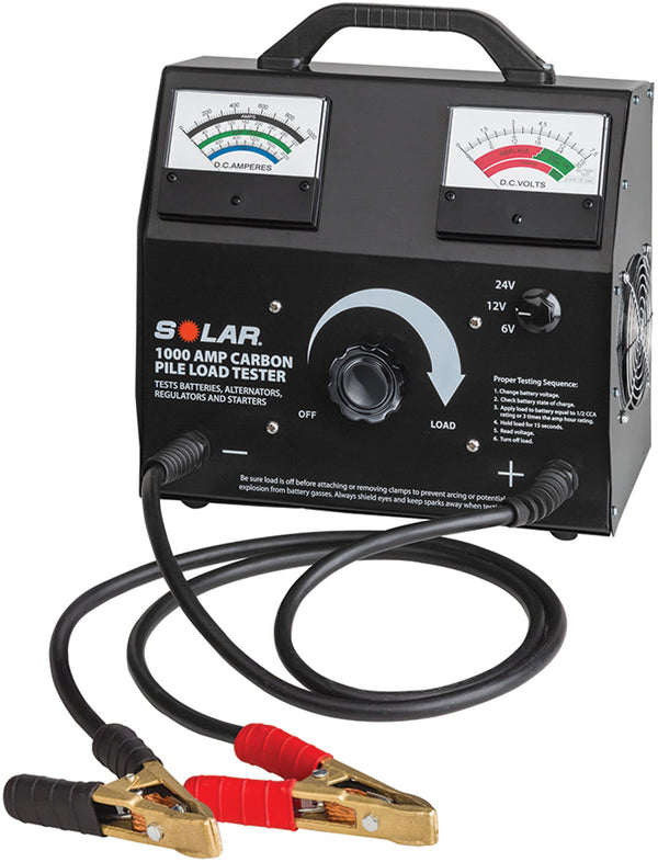 Solar 1000 Amp Variable Load Carbon Pile Tester