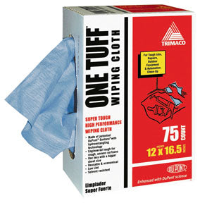 Trimaco One Tuff™ Wiping Cloths with DuPont™ Co-Brand, 12x16.5, 75 pack